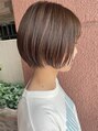 ケイトブラウン(KATE BROWNE) ボブやショートは、シュッとした質感が得意です。