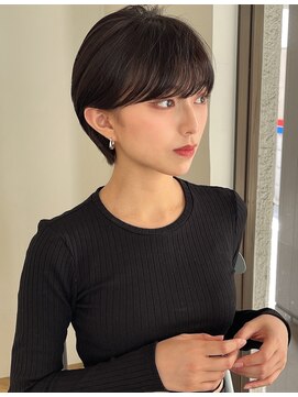 サードバイローラン(THiRD by ROULAND) 【THiRD浅野】レイヤーカットオリーブベージュショート