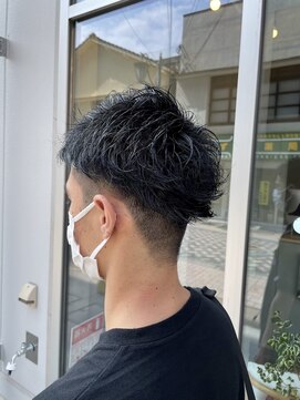 アンジェリカ 鹿児島中央タワー店(ANGELICA) 【武石】★束感ショート×ブルーブラック★