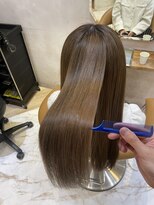 ロンドローズ 名古屋(Lond damaskRose)&nbsp;顔周り ダブルカラー 名駅 ブリーチ 髪質改善 ボブ 韓国　685