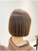 縮毛矯正で艶ボブ