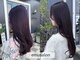 エムサロン(emu salon)の写真/オ-ダ-メイドオリジナルトリ-トメントで、一人ひとりの髪質に合わせてトリ-トメントを調合。理想のツヤ髪へ