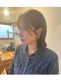 切りっぱなしボブ
