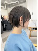 似合わせカット/ショートボブ/小顔ヘア/メルティカラー/くせ毛