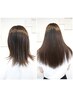 シールエクステ胸下位の長さ　50本 + エクステカット