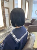 シンプルボブヘア