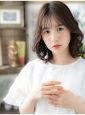 黒髪シースルー前髪小顔くせ毛風3Dレイヤーc6戸頭20代30代40代