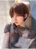 イメチェンヘアスタイル/外ハネボブ/ブルーブラック
