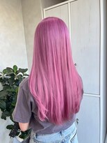 イルウィ(irwi)&nbsp;【miku/ブリーチ】ブロンドに落ちるピンク/レイヤーカット/韓国
