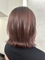 インビテーション(invitation) 大人かわいいスウィートレッドカラー*