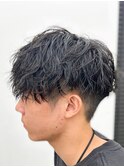 サーフカール/スパイキーショート/ブルーブラック/名駅n15