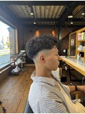 無造作ショートパーマ