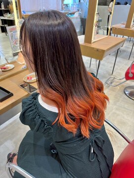 ルル(LuLu by KENJE) 裾カラーオレンジ