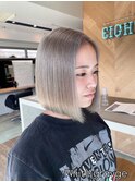 【EIGHT 豊崎】お客様スタイル_ホワイトグレージュ