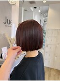 冬ワインレッドカラー/ワンカラー/レッドカラー/知立/20代