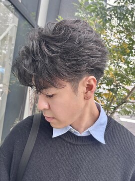 アノ 別府店(Ano.) 大分ニュアンスパーマセンターパートフェザーパーマ毛流れパーマ