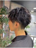 ツイストパーマ　ツーブロック　men's【立川/soell/水島】
