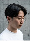 メンズナチュラル大人センターパート♯42京都駅