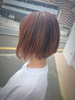 ポンテ 福間店(ponte)&nbsp;切りっぱなしボブ　お洒落ヘアー