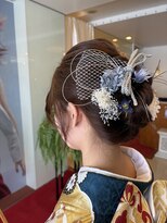 ピュアーハニー(PURE HONEY)&nbsp;成人式　ヘアセット　シニョン