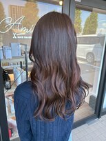 アミリー ひたち野うしく店(Amily)&nbsp;ハイライトバレイヤージュダブルカラーケアブリーチ20代30代