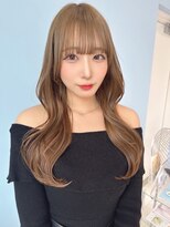 モナザスカイ 栄(MONA the SKY)&nbsp;【MONA】くびれレイヤー/ロングレイヤー/ミルクティーベージュ