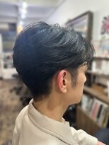 チアロルーチェ(Chiaro Luce)&nbsp;メンズメンズカットパーマセンターパート大人ショートビジネス