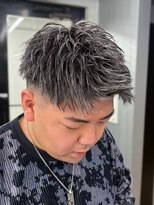 アクロ 本店(ACRO)&nbsp;メンズパーマ/ジェットツイスト/ホワイトメッシュ