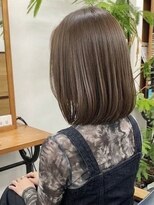 アンド 苦楽園(AND) 夙川/苦楽園口/40代50代60代/大人ボブ/明るい白髪染め