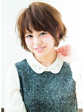 エイミーバイアフロート(amie  by afloat) 大人可愛い愛され小顔ショート◎amie by afloat