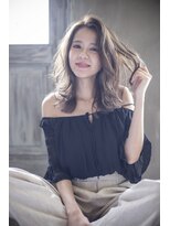 ナナナ パレナ 大津膳所店(nanana parena) 2wayバング×ミルクティーアッシュ×くびれセミ