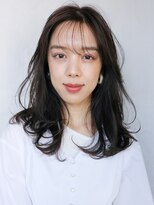 アルバム 銀座(ALBUM GINZA) エアリーレイヤースタイル_セミウェットウェーブ_27241