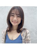 美人度アップの透明感外はねミディアム　PRIMA ange 中目黒