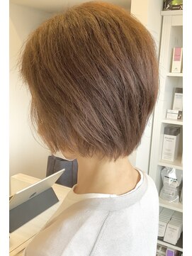 ヴィアスヘアー(vias hair) 丸みショート×アッシュブラウン