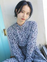 バース(BIRTH)&nbsp;天神【BIRTH】大人かわいいくすみブルーボブ