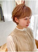 【武井俊樹】耳掛け丸みショートボブ_透明感アッシュブラウン