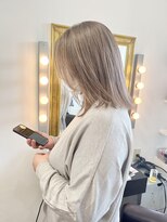 コワファースト  させぼ五番街店(COIFF1RST)&nbsp;くすみミルクティーカラー