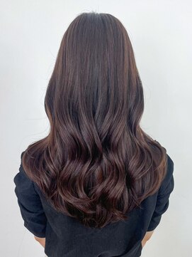 アルバム 新宿(ALBUM SHINJUKU) チョコレートブラウン_グレーベージュレイヤーロング_ba471392