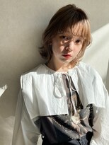 エン(en,)&nbsp;レイヤーカット/ウルフレイヤー/ハイトーンベージュ