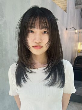 アイティー バイ アルバム 浦和店(IT by ALBUM) ザクザクレイヤー_切りっぱなしボブエアリーロング_ba476221