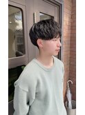 ナチュラル刈り上げマッシュ