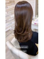 マーリャヘアー(mallia hair) レイヤースタイルレイヤーカットロングレイヤー小顔スタイル