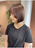 ◎NAKAMURA◎ #57 ミニボブ/艶感ミルクベージュ