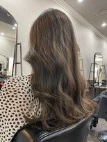 ルクスバイアフィナー(Luxo by Afinar)&nbsp;透け感オリーブグレージュ