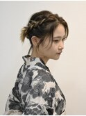 浴衣ヘアアレンジ