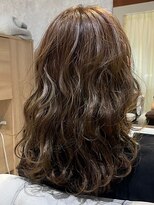 ミューシェレゴ(meauche...lego)&nbsp;似合わせパーマ艶髪ブラウン