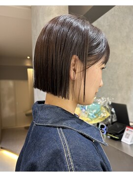 サンド 池袋(sand) ミニボブ/こっくりブラウン