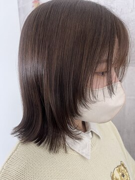 ビスポーク(BESPOKE) 透明感♪髪質改善カラーウルフショートボブ小顔艶感
