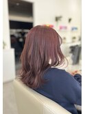 AO hair サーモンピンク