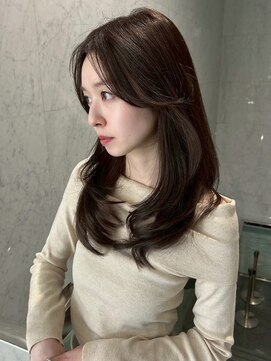 ユーフォリア エヌ 池袋サンシャイン通り店(Euphoria +n) 小顔美人レイヤーカット×ナチュラルグレージュ30代40代50代